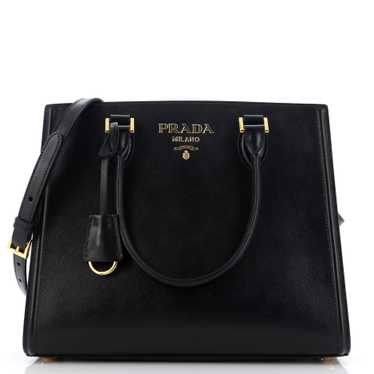 PRADA Convertible Open Tote Saffiano with Soft Cal