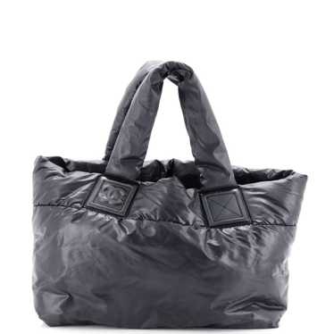 CHANEL Coco Cocoon Reversible Tote Quilted Lambski