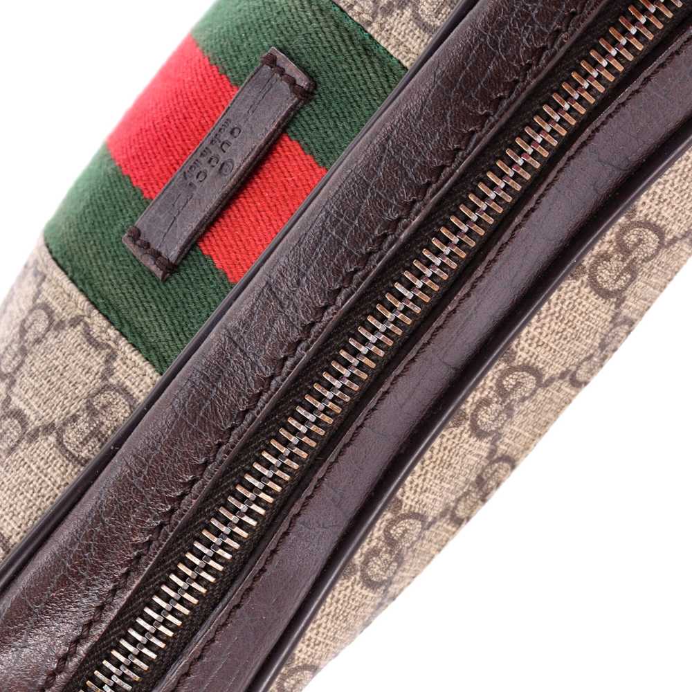 GUCCI Vintage Web Camera Bag GG Coated Canvas Sma… - image 8