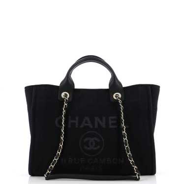 CHANEL Deauville NM Tote Mixed Fibers Small