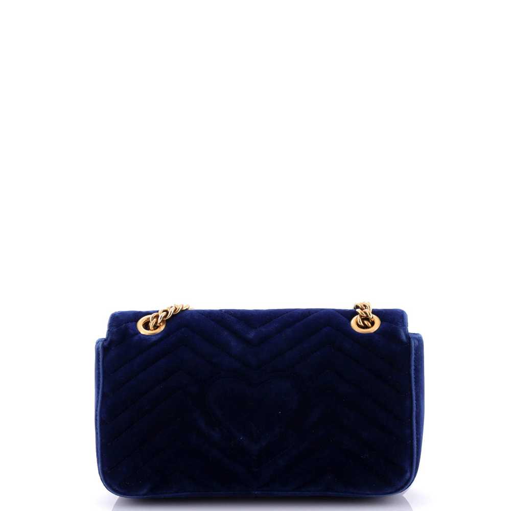 GUCCI GG Marmont Flap Bag Embroidered Matelasse V… - image 3