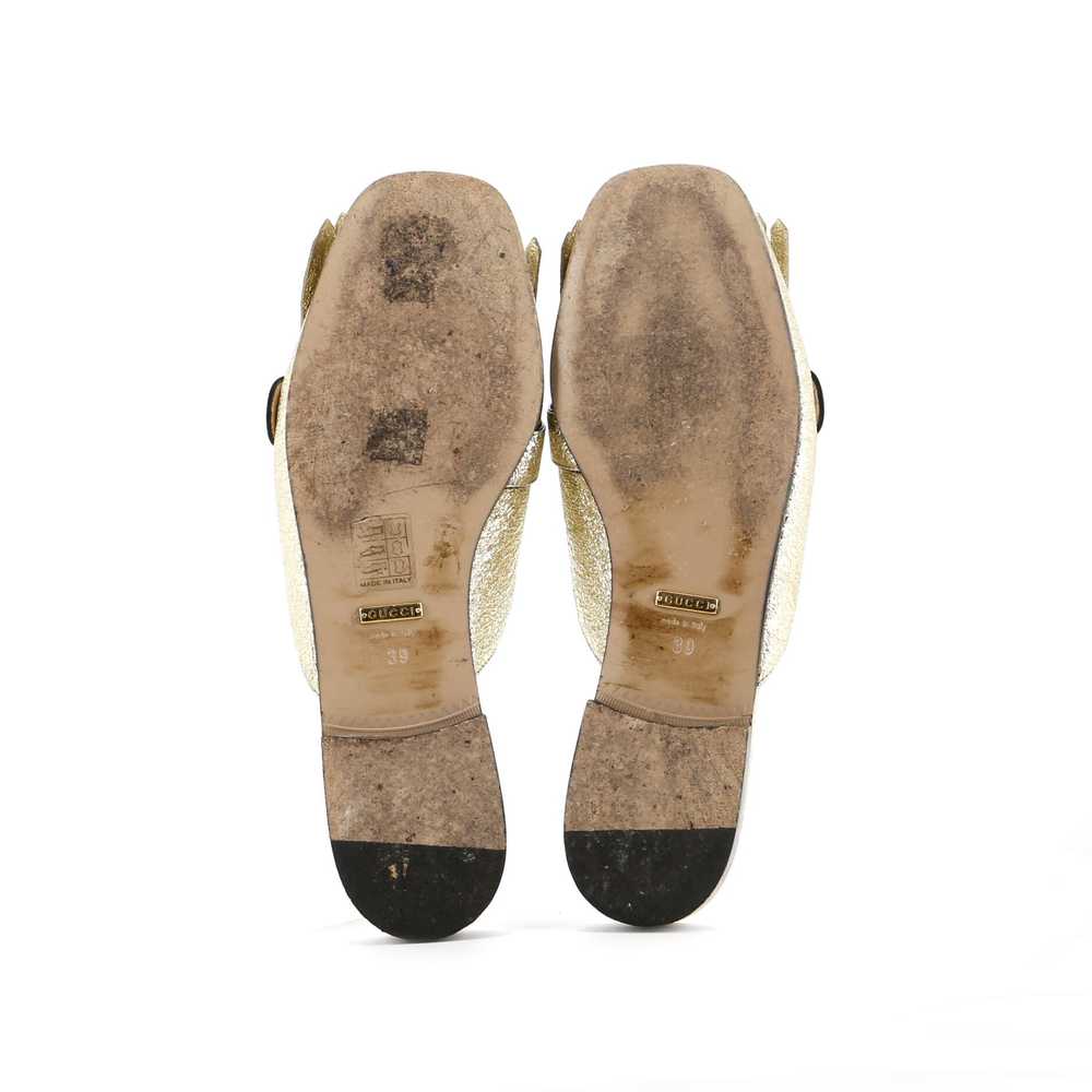 GUCCI Women's GG Marmont Fringed Mules Leather - image 4