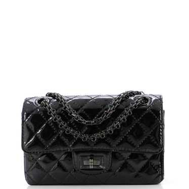 CHANEL So Black Reissue 2.55 Flap Bag Quilted Pate