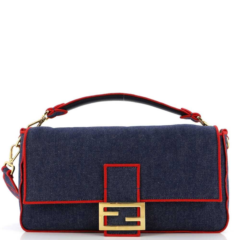 FENDI Baguette NM Bag Denim Large - image 1