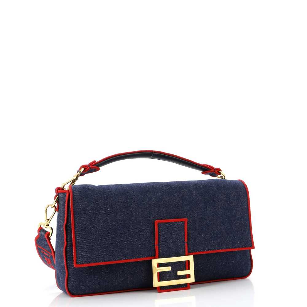 FENDI Baguette NM Bag Denim Large - image 2