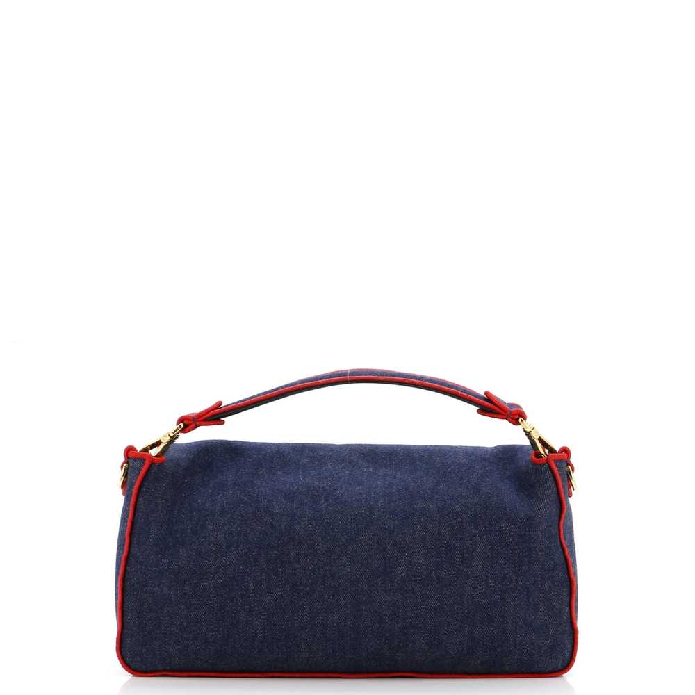 FENDI Baguette NM Bag Denim Large - image 3