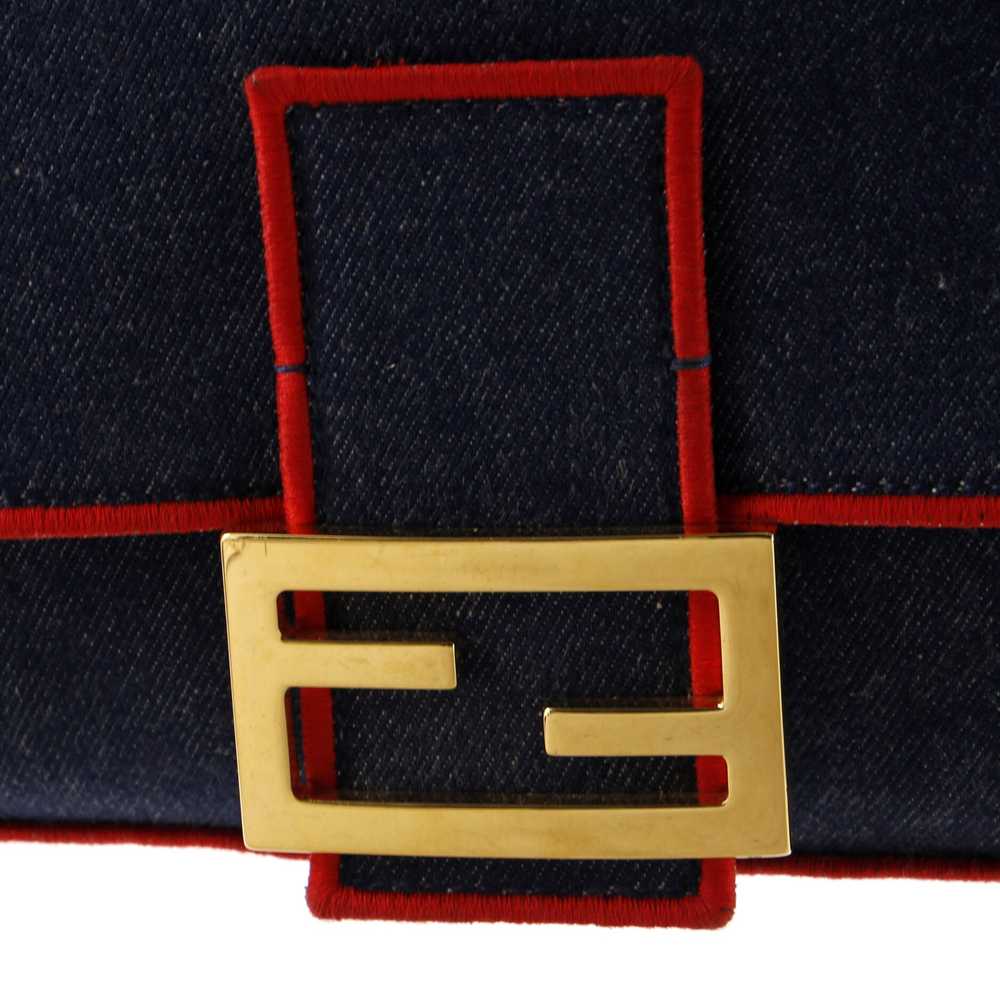 FENDI Baguette NM Bag Denim Large - image 6