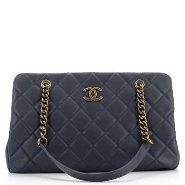 CHANEL Perfect Edge Tote Quilted Leather Large