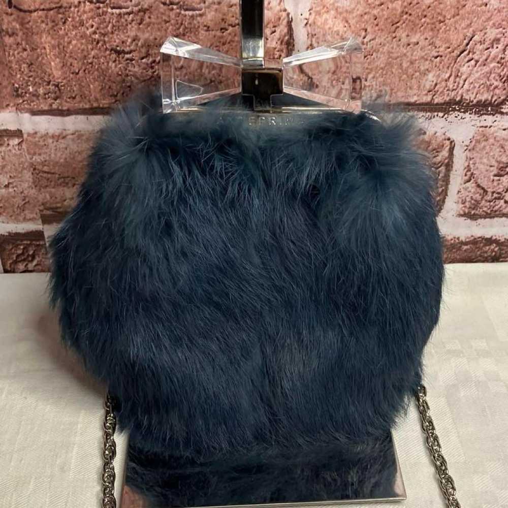 Cute ♡ ANTEPRIMA Rabbit Fur Mini Chain Bag - image 2