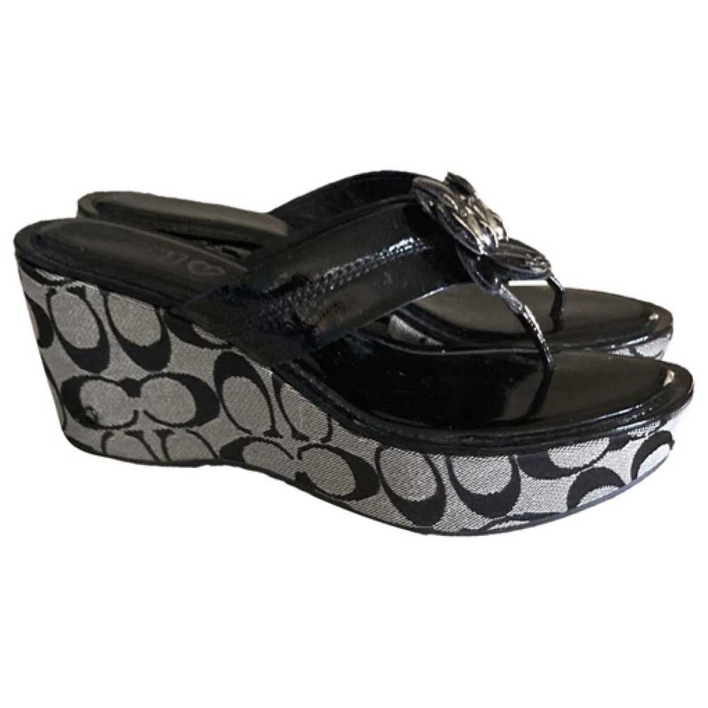 Coach Patent leather sandal - image 1