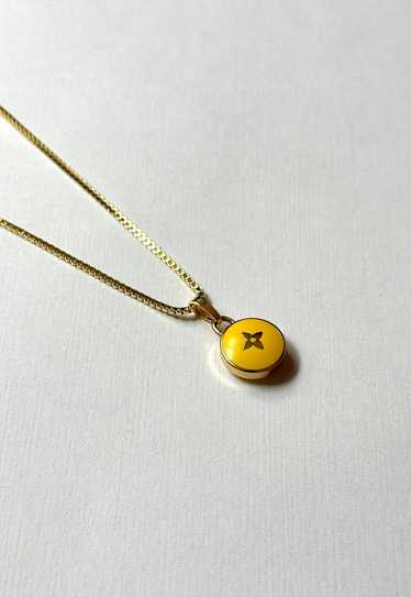 Louis Vuitton LV Petal Charm Pendant on Chain/Neck