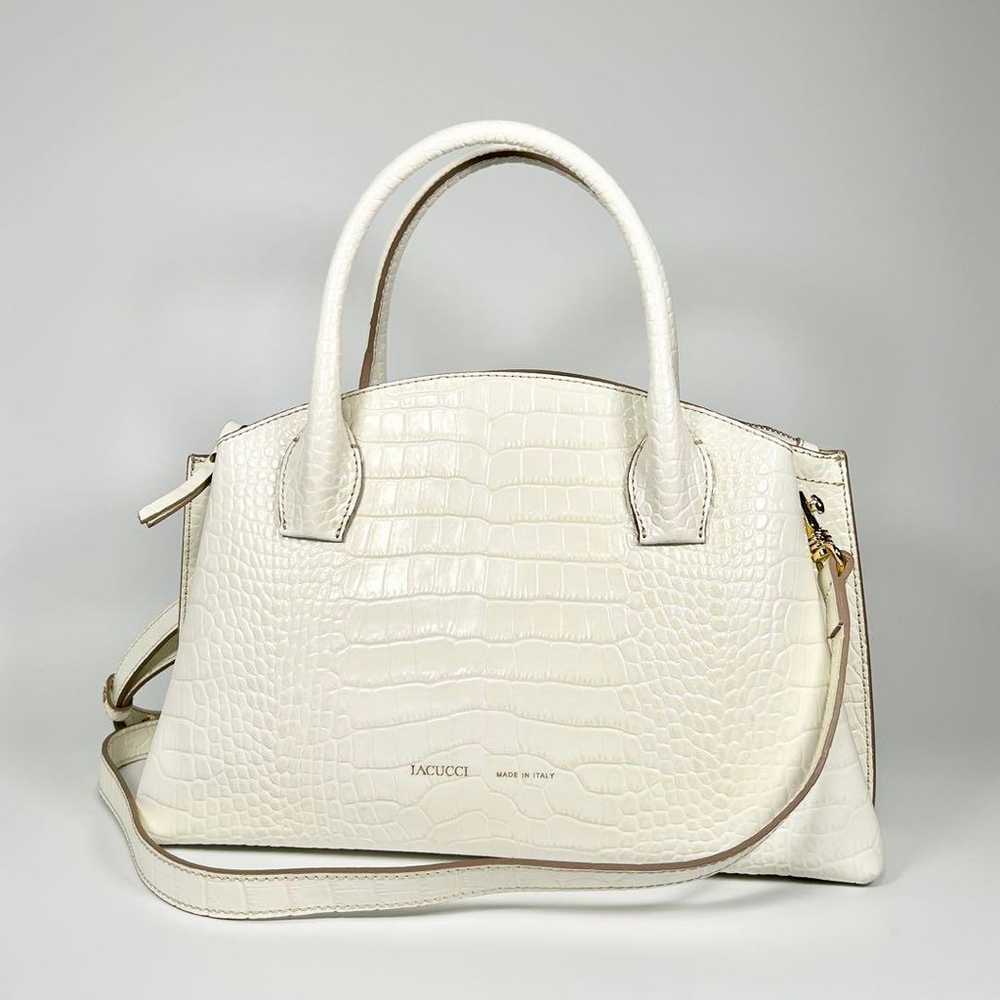 IACUCCI Crocodile-Embossed Shoulder Bag 2way - image 1