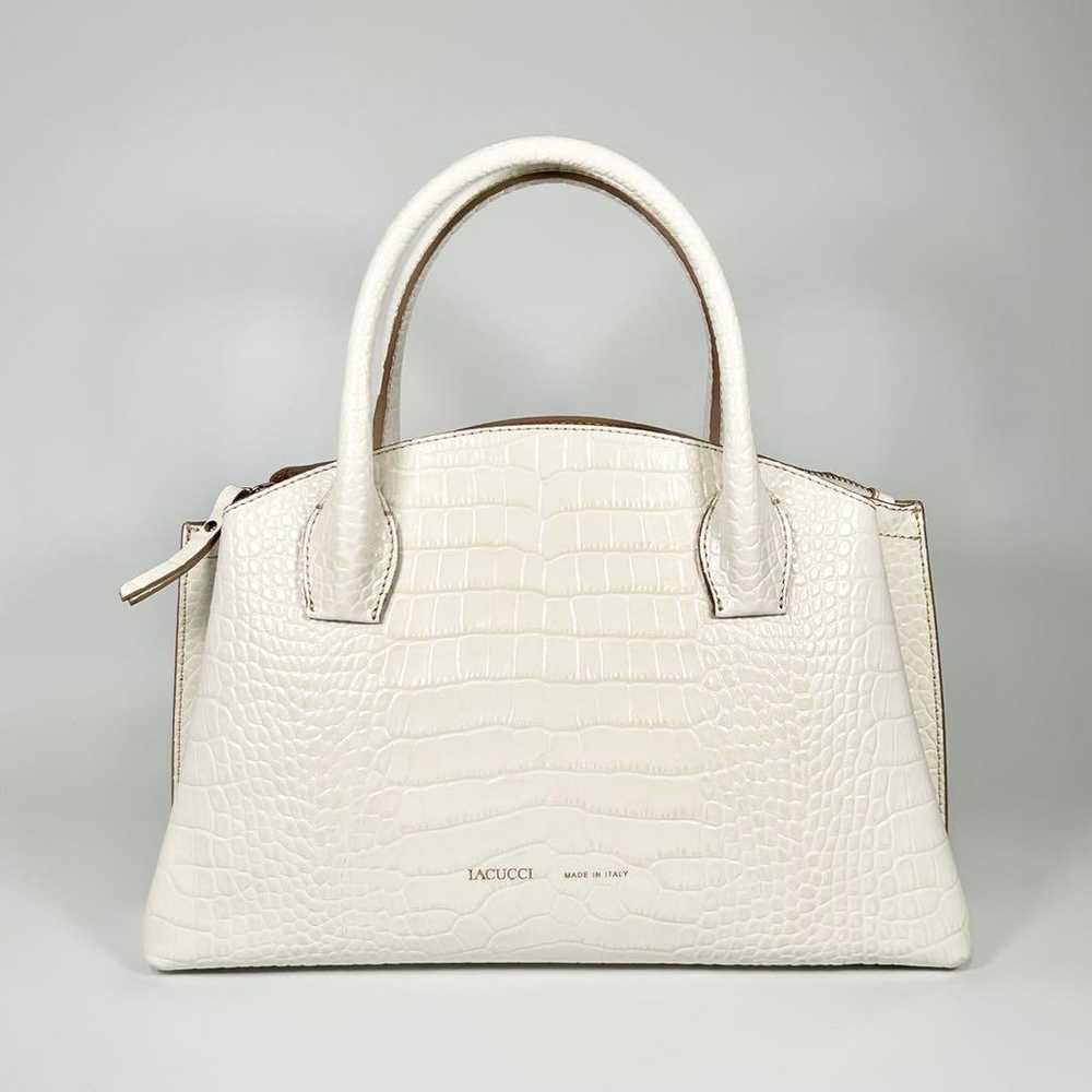 IACUCCI Crocodile-Embossed Shoulder Bag 2way - image 2