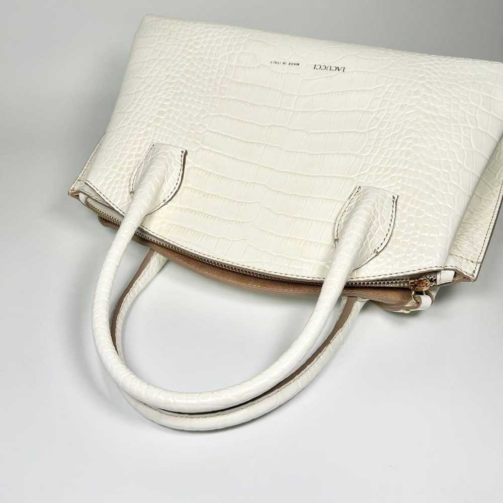 IACUCCI Crocodile-Embossed Shoulder Bag 2way - image 5