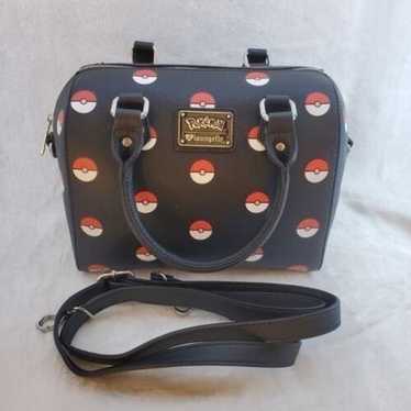 Loungefly Pokemon Pokeball OG HEART LOGO Satchel … - image 1