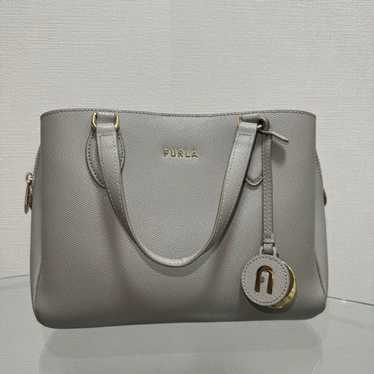 FURLA Minerva 2WAY Bag - Gray - image 1