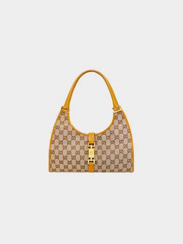 Gucci 2000s Brown GG Monogram Canvas Jackie Bag