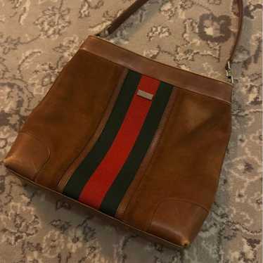 Gucci Brown Leather Bag - image 1