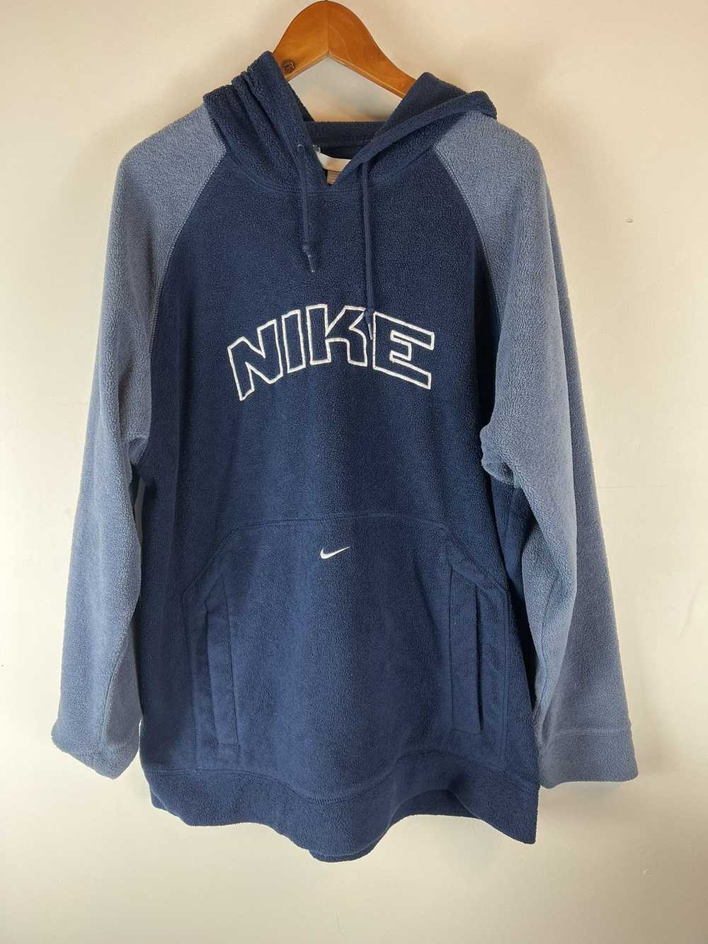 Nike × Vintage Vintage Y2K Nike Fleece Hoodie - image 1