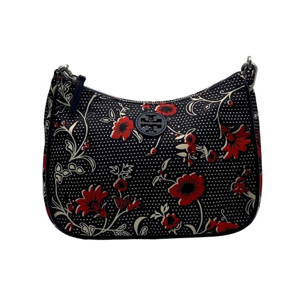 Tory Burch Navy and Red Retro Batik Crossbody Bag - image 1