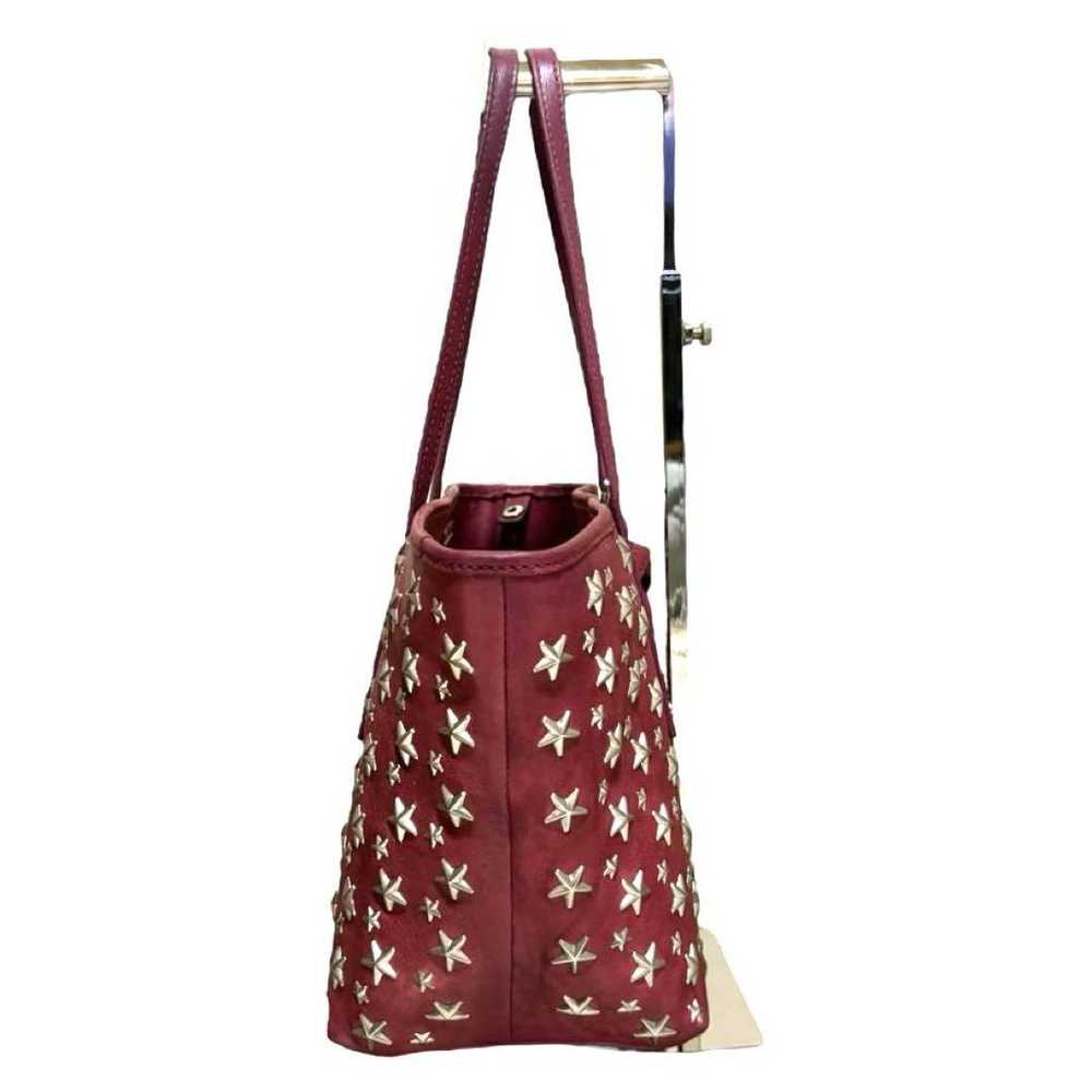 Jimmy Choo Tote Bag Sasha Leather Pink Star Studs - image 4