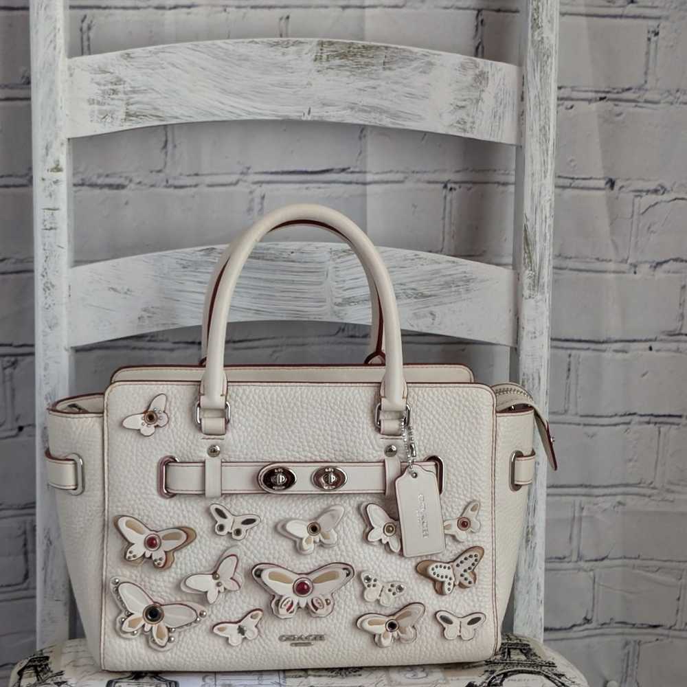 Coach 1941 Swagger Butterfly Appliques handbag - image 5