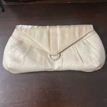 Vintage Gunne Sax Ivory Satin Evening Purse