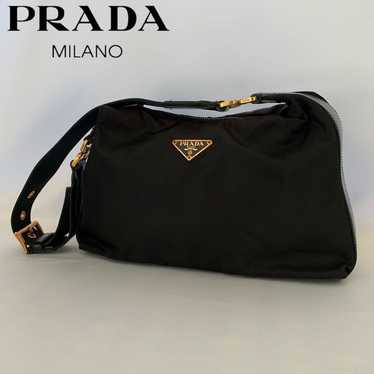 PRADA One-Shoulder Bag Shoulder Bag Gold Hardware 