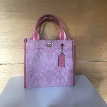 BAPE X COACH Collaboration Bag Tote Pink - image 1