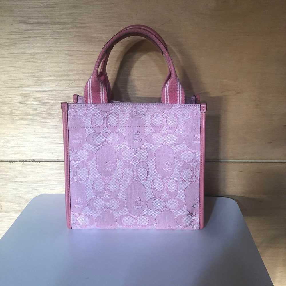 BAPE X COACH Collaboration Bag Tote Pink - image 3