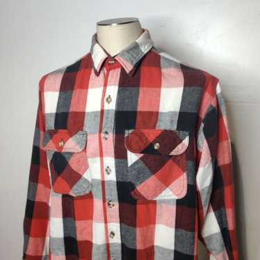 Area Bay Area Traders Brushed Flannel Shirt Butto… - image 1