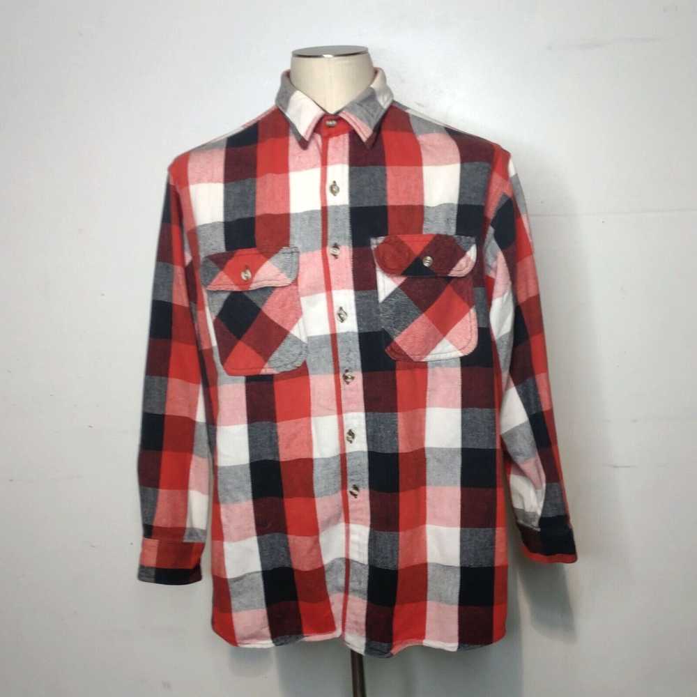 Area Bay Area Traders Brushed Flannel Shirt Butto… - image 2