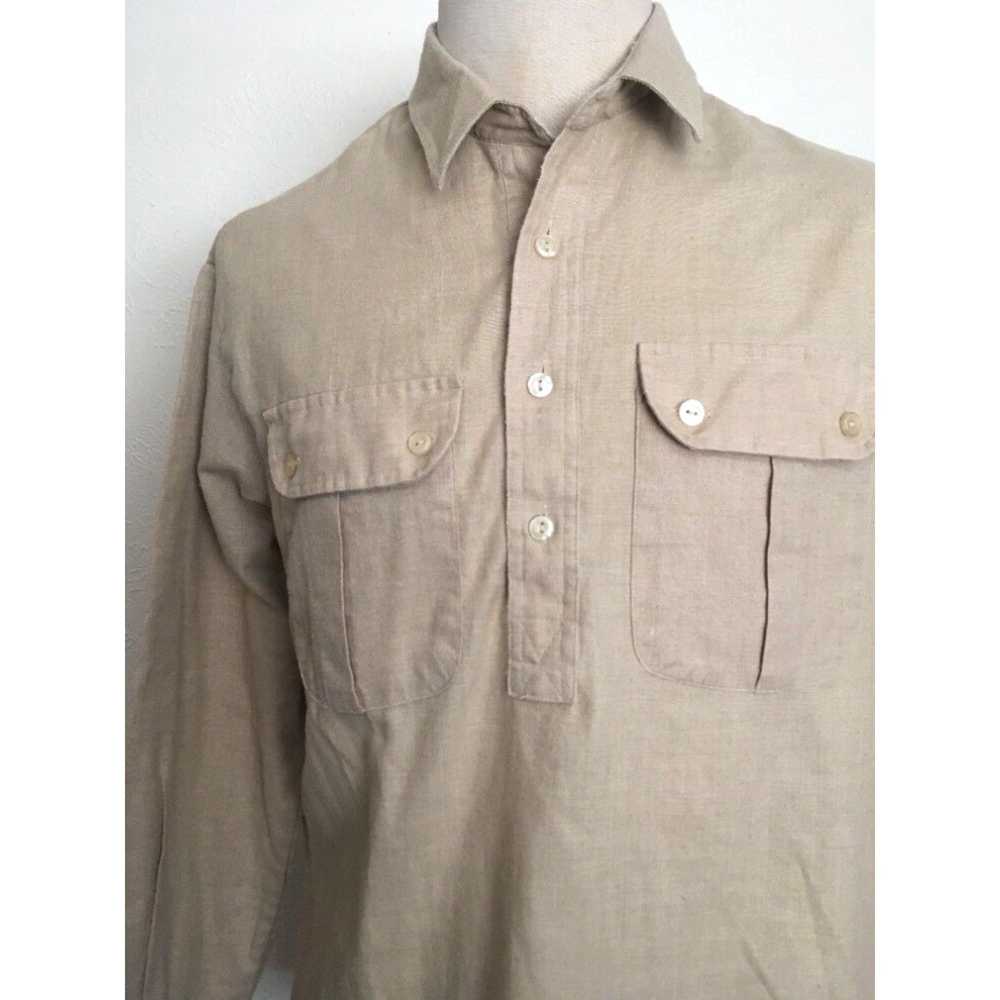 Henleys Vintage ALFIE CALIFORNIA KHAKI HENLEY PUL… - image 1