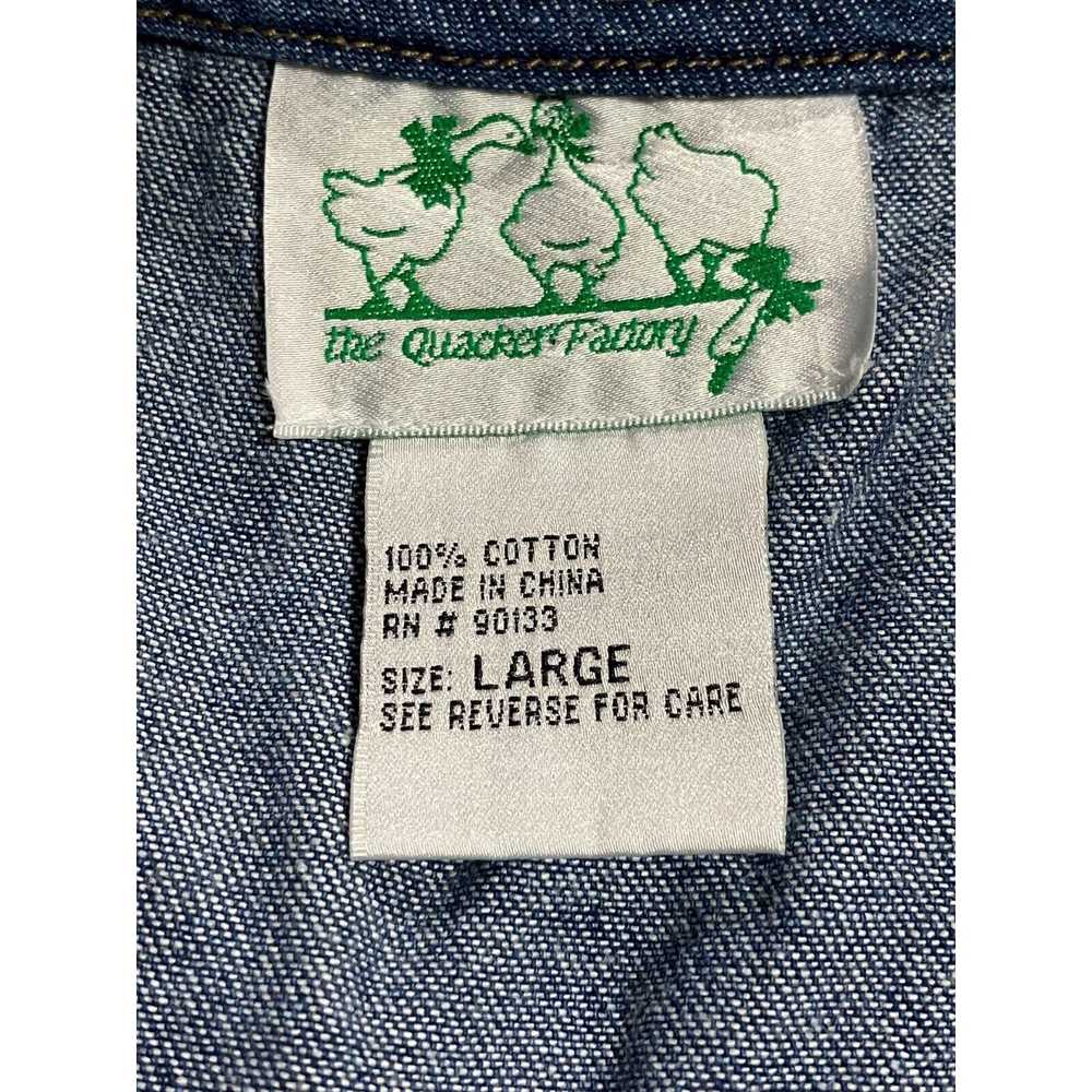 Other Vintage Quacker Factory Denim Christmas Ves… - image 3