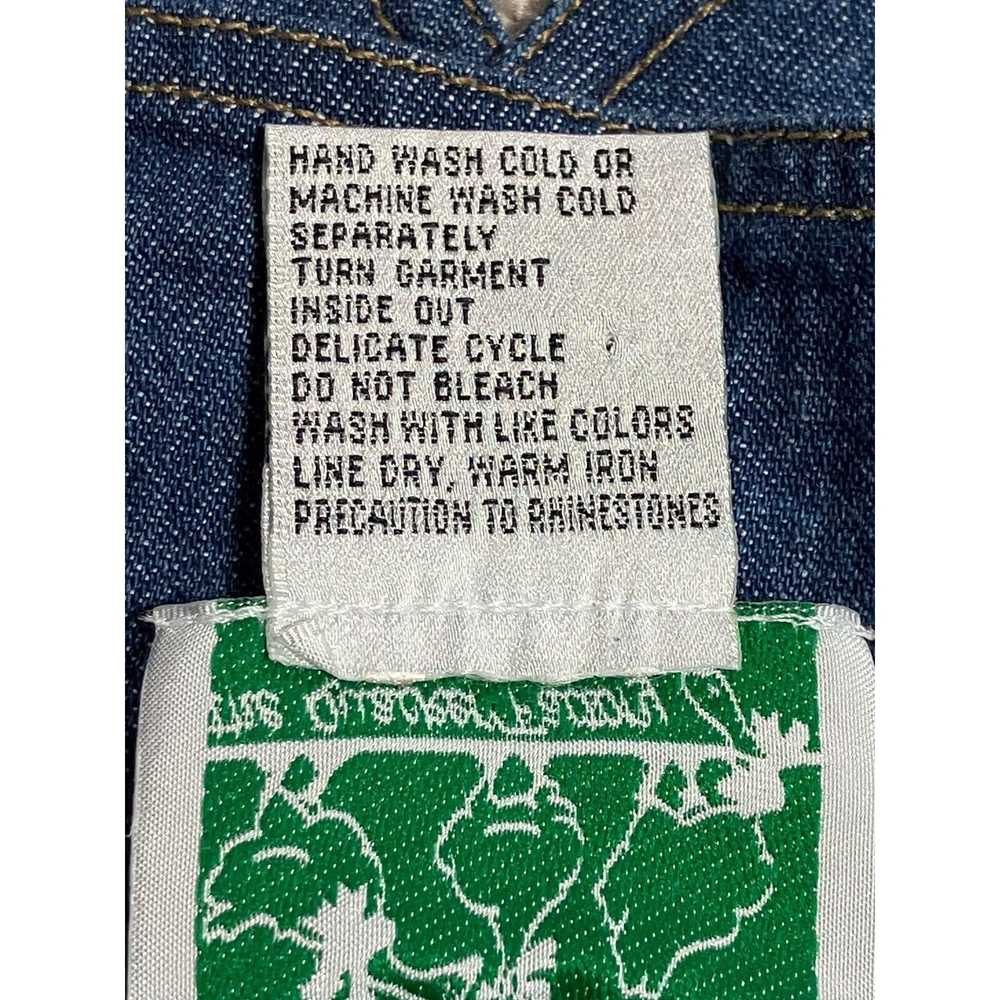 Other Vintage Quacker Factory Denim Christmas Ves… - image 4