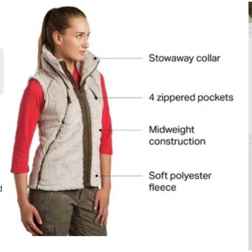 Kuhl KUHL Flight Fleece Vest Women's Large Stone … - image 4