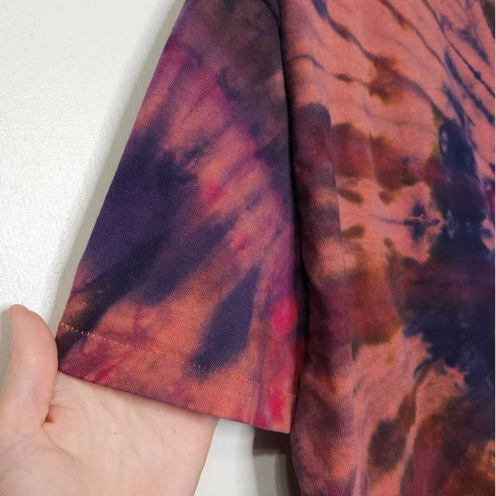 Vintage Vintage Hanes Custom Ice Tie Dye Swirl Si… - image 4