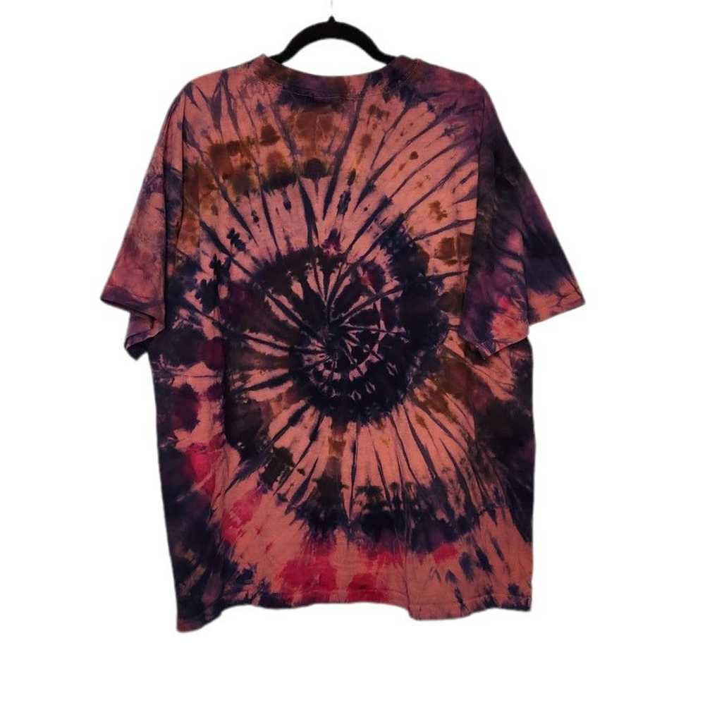 Vintage Vintage Hanes Custom Ice Tie Dye Swirl Si… - image 5