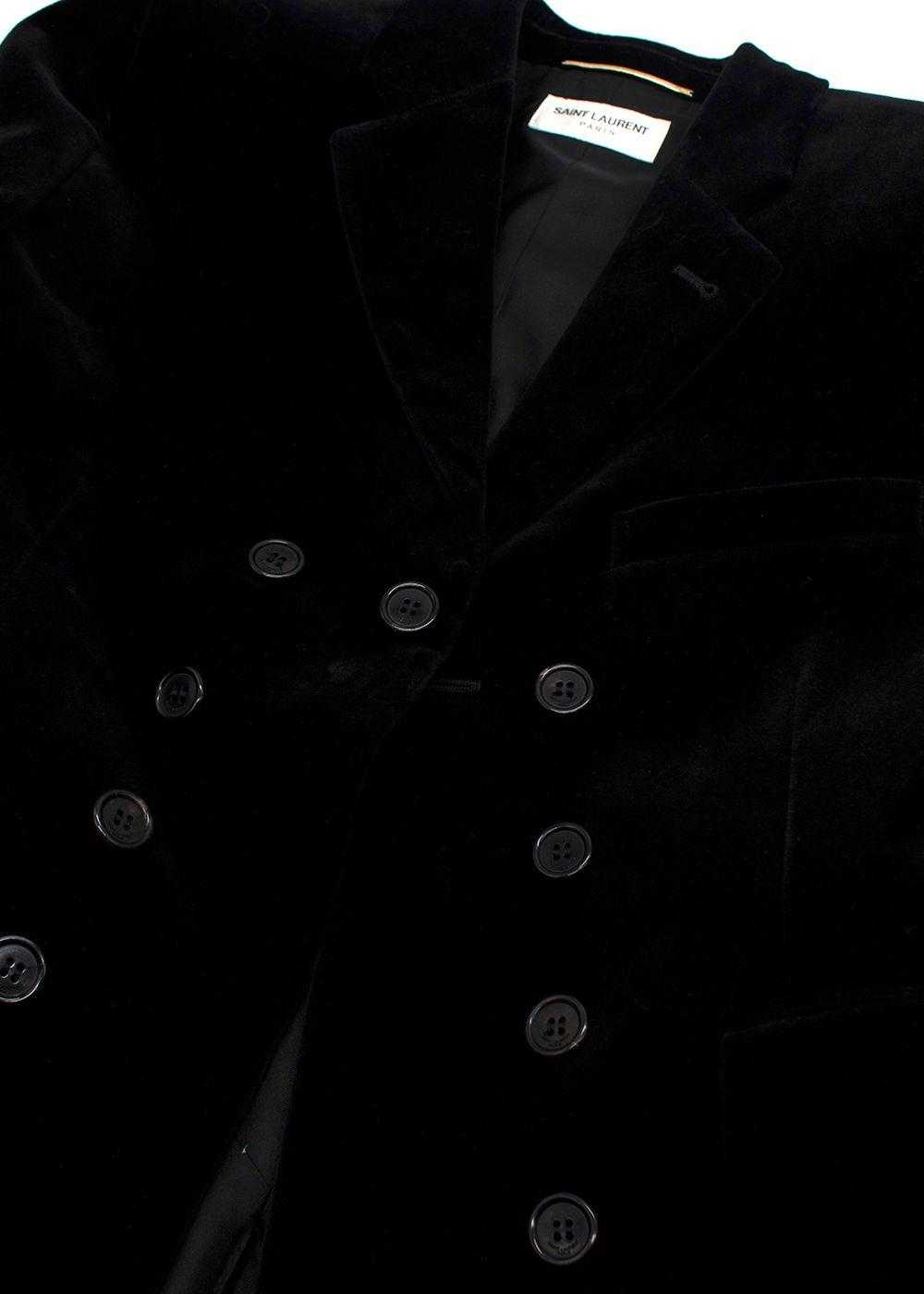 Managed by hewi Saint Laurent Black Velvet Double… - image 8