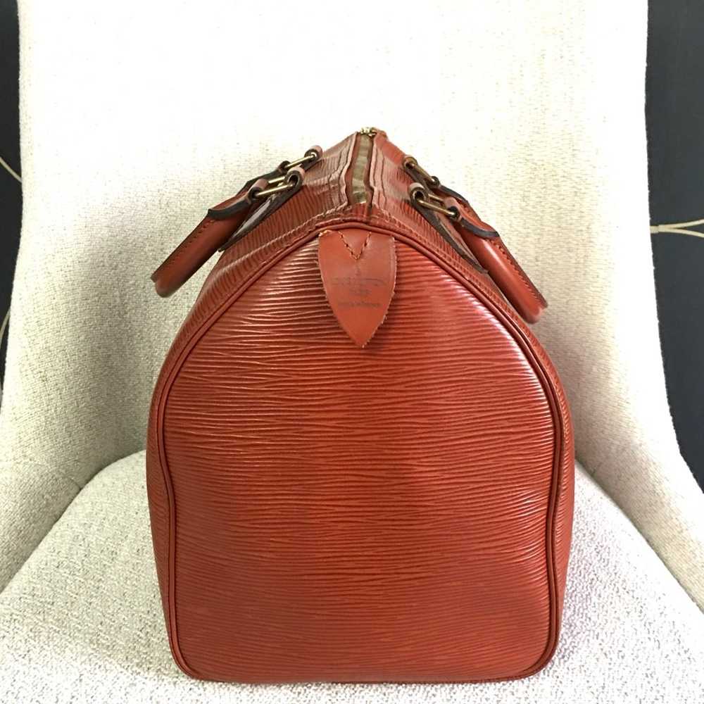 Authentic Louis Vuitton Kenya Speedy bag brown Ep… - image 6