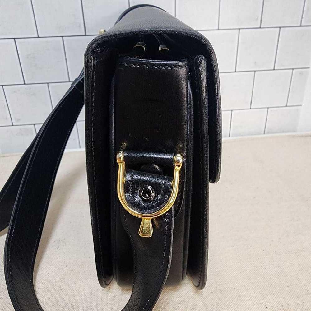 CELINE Black Leather Shoulder Bag Vintage - image 3