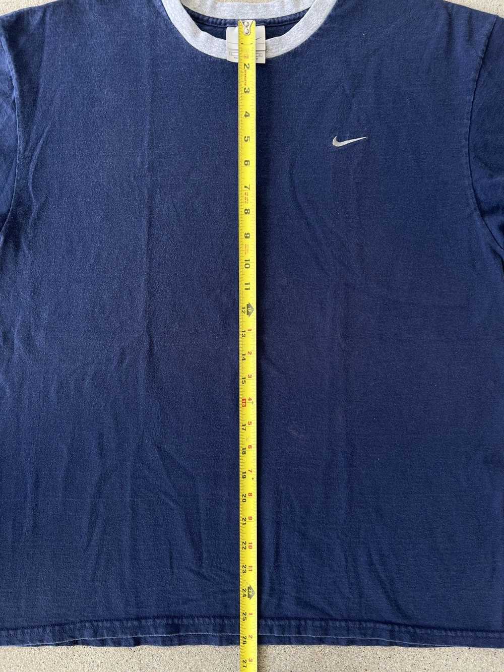 Nike Vintage 2000s Nike Navy/Grey Swoosh Embroide… - image 5