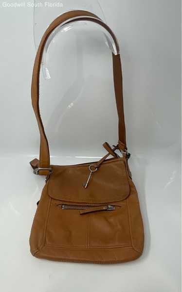 Fossil Womens Light Brown Leather Hanover Adjustab