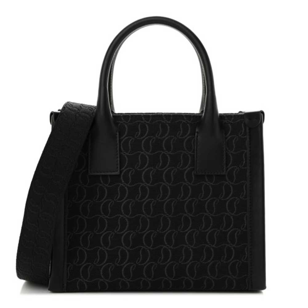 CHRISTIAN LOUBOUTIN Canvas Mini By My Side Tote B… - image 1