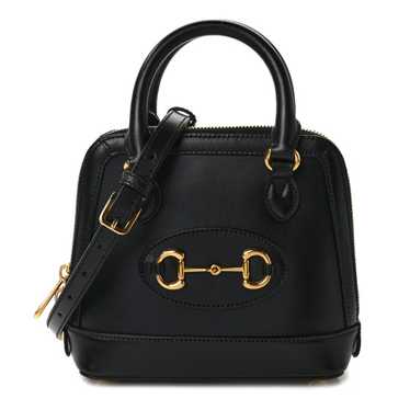 GUCCI Boarded Plutone Calfskin Mini Horsebit 1955… - image 1