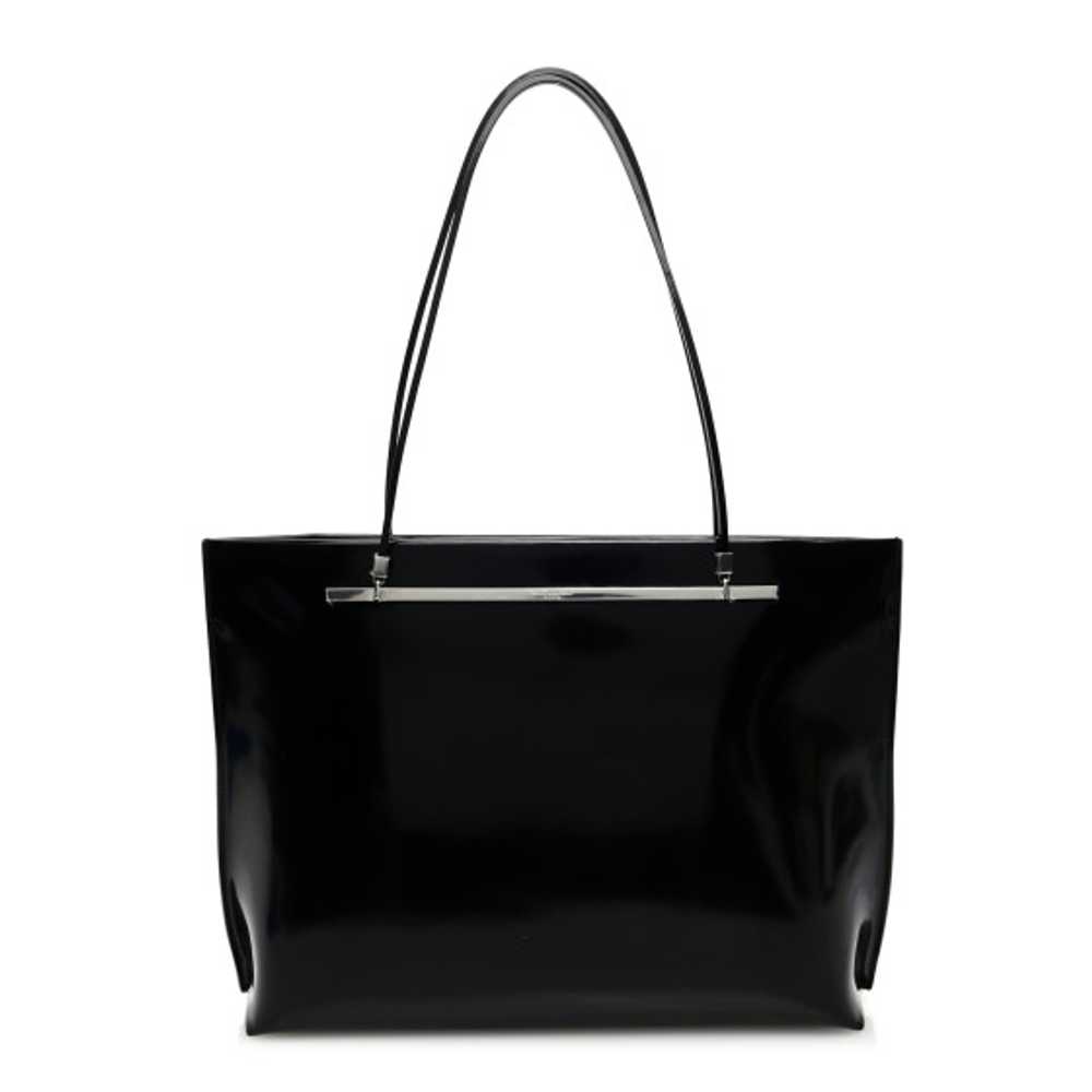 SAINT LAURENT Patent Calfskin Suzanne Shopping To… - image 1