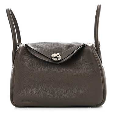 HERMES Taurillon Clemence Lindy 26 Etain