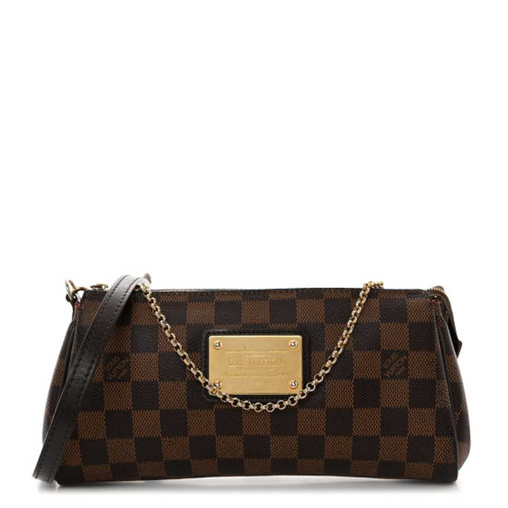 LOUIS VUITTON Damier Ebene Eva Clutch - image 1