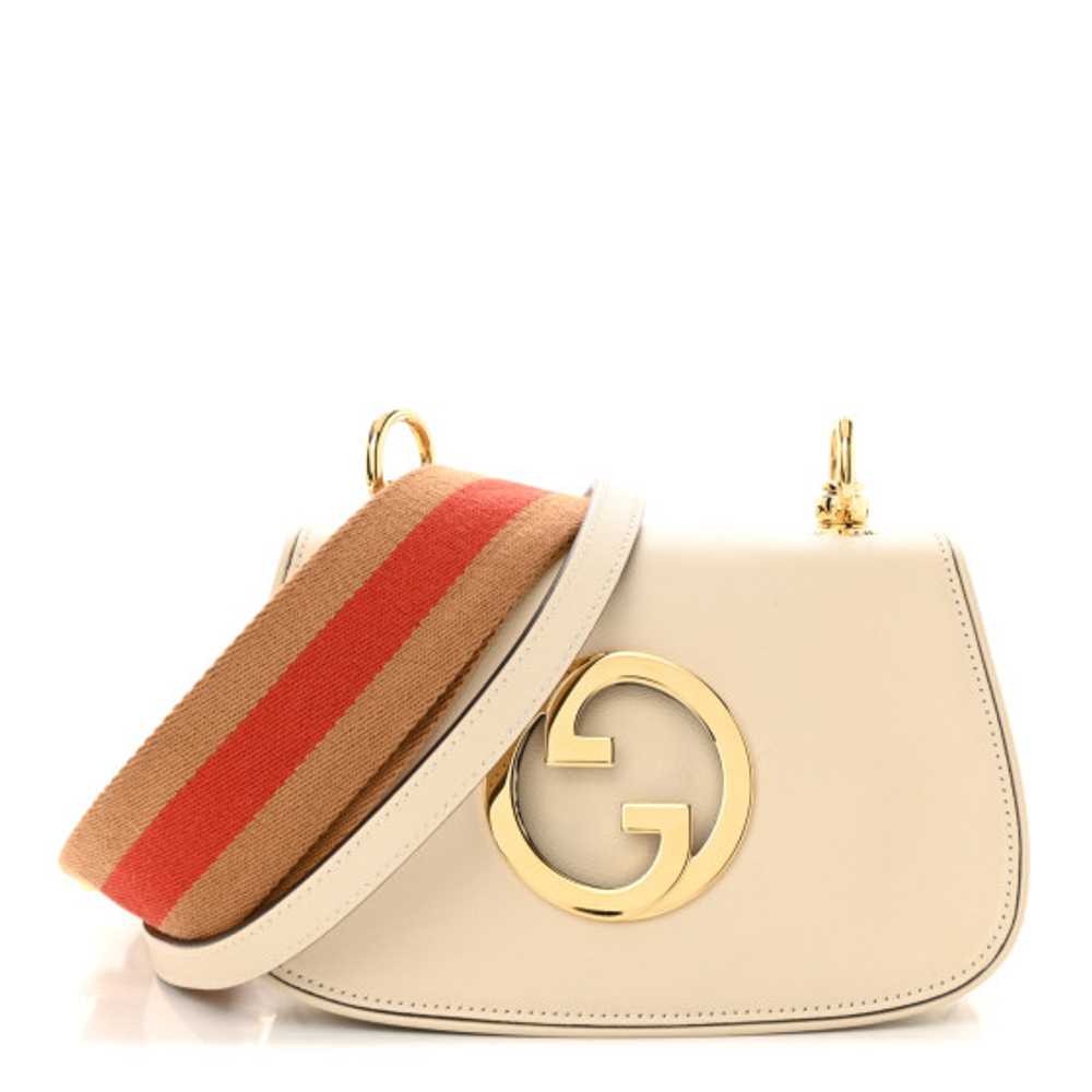 GUCCI Roxy Calfskin Web Mini Blondie Shoulder Bag… - image 1