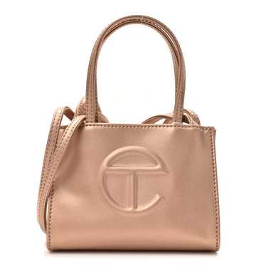 TELFAR Metallic Vegan Leather Small Shopping Bag C